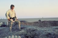 On the set of Star Wars: Episode IV - A New Hope (Image via Getty)